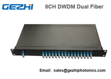 100Ghz Fiber Optical DWDM Mux Demux Module with 1U Plug-in Rackmount