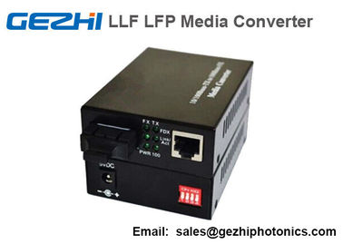 Fiber Optic Media Converter BIDI WDM 10/100/1000M 1310/1550 20km LLF LFP