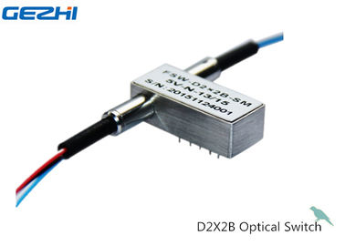 D2X2B Mechanical Optical Switches For OADM System , OXC , Monitor System