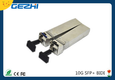 10G Date Rate Sfp Transceiver Modules BIDI TX1270nm / RX1330nm 20km Simplex LC Connector