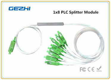 1 X 8 Bare Type Optical Cable Splitter / Fiber Optic Splitter For Fttx Systems