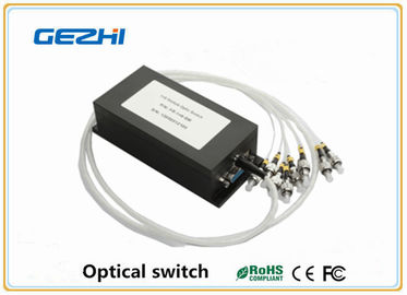 1x N Single mode Optical Switch Fiber Optics Components for telecommunications