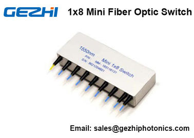 Mini Size 1x8 Opto-Mechanical Optical Switches 8x1 Latching Fiber optic Switch