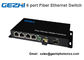 6 Port Fiber Ethernet Switch 4*RJ45 UTP port 2*Fiber port Media Converter