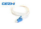 LC/UPC SM SX Pigtails 1.5M, Fiber Optic Pigtails LC 1.5 Mtrs 900um White Tight Buffer