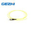 Fiber Optic Pigtail FC singlemode 0.9mm 1meter Yellow Color Cable PVC G652D