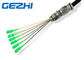 6 Core SC / APC Fiber Optic Pigtail singlemode 9/125 um OS2 LSZH 15 Meter 0.9mm