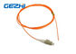 LC / PC Fiber Optic Patch Cord Pigtail 62.5 / 125um MM , Fiber Optical LC Pigtail