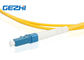 LC Multimode Patch Cord Accessories Simplex Cord 2.0mm Dia LSZH Tight Buffer Orange