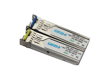 1000BASE-BX BIDI SFP Transceiver , 20km Mini GBIC Transceiver Module