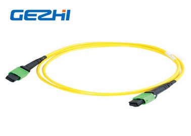 Single Mode 12 Fiber Patch Cord Accessories , MPO Patch Cord Truck Cable Jumper