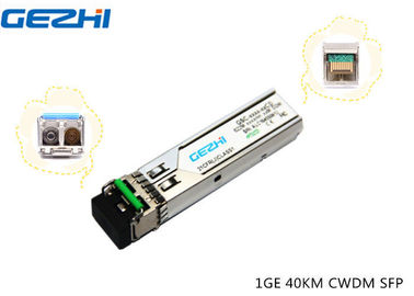 1GE CWDM SFP Modules 40KM 1270~1610nm DDM/DOM Hot pluggable SFP Footprint