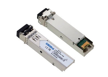 DWDM 120KM SFP Fiber Module DWDM C - BAND 50 / 100GHz Transceiver For SMF communications