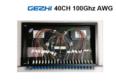 40  Channels Arrayed Waveguide Grating Passive Optical Network Rackmount Module