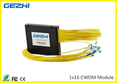 1x16CH CWDM Mux Demux Module 1260~1620nm LC connecter Multiple wavelengths to choose