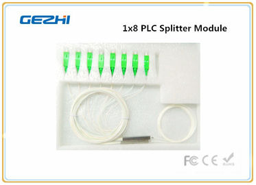 1 X 8 Bare Type Optical Cable Splitter / Fiber Optic Splitter For Fttx Systems