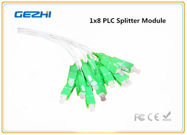 1 X 8 Bare Type Optical Cable Splitter / Fiber Optic Splitter For Fttx Systems