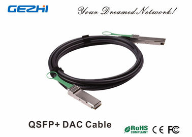 40G Fiber Optic QSFP Cable , Passive QSFP+ QDR DAC Copper Cables