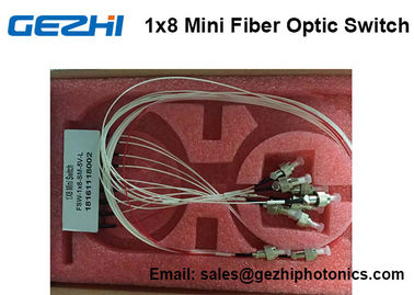 Mini Size 1x8 Opto-Mechanical Optical Switches 8x1 Latching Fiber optic Switch