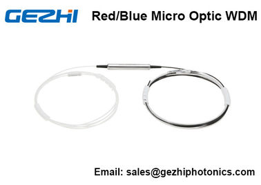 Micro-Optics WDM 3 port C Band Red/Blue filter Pass FWDM in DWDM System