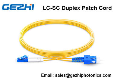 OS2 9/125 Patch Cord Accessories , SM Duplex FTTH Jumper Cord 30 Meter Length