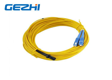 LC / APC Patch Cord MT - RJ to SC Singlmode Duplex Zipcord Without Clip Yellow