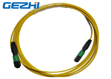 Single Mode 12 Fiber Patch Cord Accessories , MPO Patch Cord Truck Cable Jumper