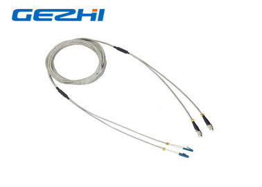 Full Armored Outdoor Optic Fiber Patch Cord DLC 2 Core Optical Cable Assembly