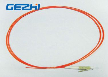 LC / PC Fiber Optic Patch Cord Pigtail 62.5 / 125um MM , Fiber Optical LC Pigtail